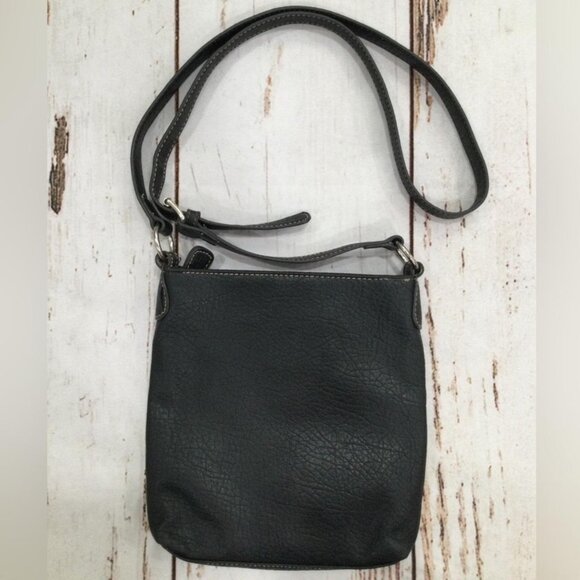 Women's Nine West Black Crossbody Bag Small Faux Leather - Picture 2 of 5